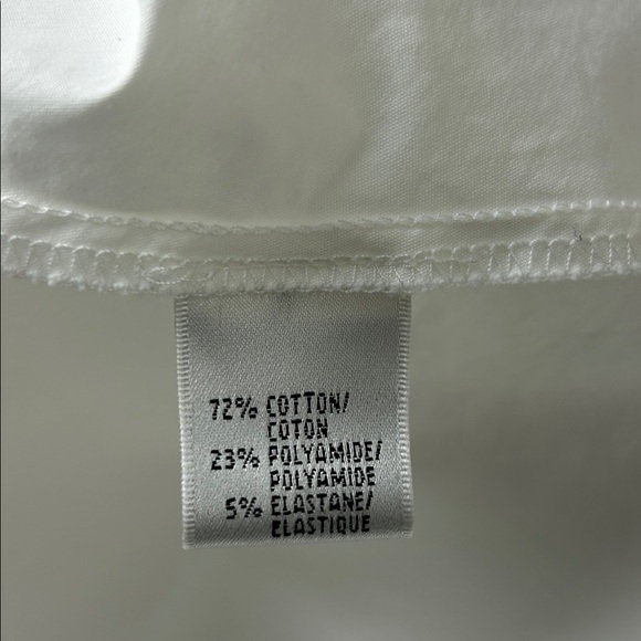 Lafayette 148 New York White Button Down Shirt top plus size 20 - Picture 5 of 7